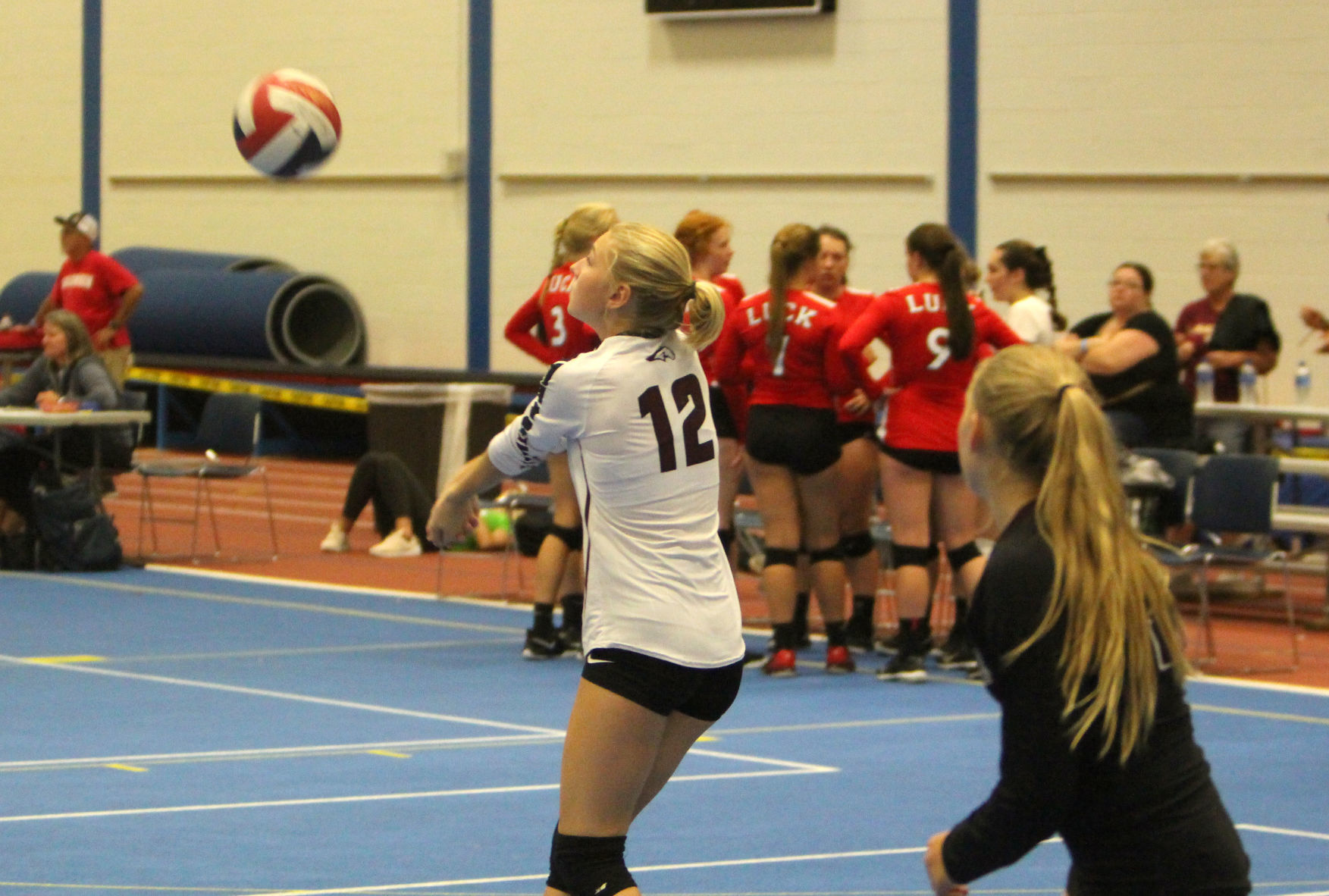 Prep volleyball sprawl at UW-Stout 8-31-19